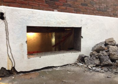 Ouverture de mur en pierre, brique ou béton pour fenêtre | Sciage de béton J.Vaillancourt et fils inc.