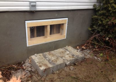 Ouverture de mur en pierre, brique ou béton pour fenêtre | Sciage de béton J.Vaillancourt et fils inc.