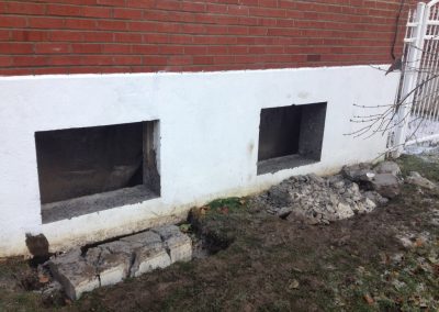 Ouverture de mur en pierre, brique ou béton pour fenêtre | Sciage de béton J.Vaillancourt et fils inc.