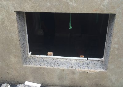 Ouverture de mur en pierre, brique ou béton pour fenêtre | Sciage de béton J.Vaillancourt et fils inc.