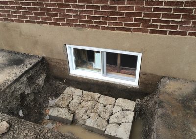 Ouverture de mur en pierre, brique ou béton pour fenêtre | Sciage de béton J.Vaillancourt et fils inc.