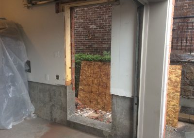 Ouverture de mur pour porte a Terrebonne - Sciage de beton JV